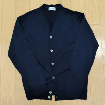 [ 새상품급 ] 존스메들리 JOHN SMEDLEY 가디건 네이비
