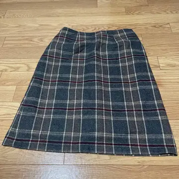 [ GLACIER ] 그라시아 스커트 타이트 스커트 체크 무늬