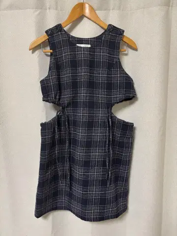 체크 무늬 미니 기장 점프 스커트 TINA: JOJUN