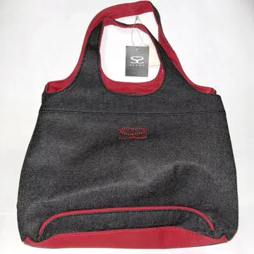 미사용 새상품 [ SAVOY ] 사보이 핸드백 데님 네이비 레드 #사보이