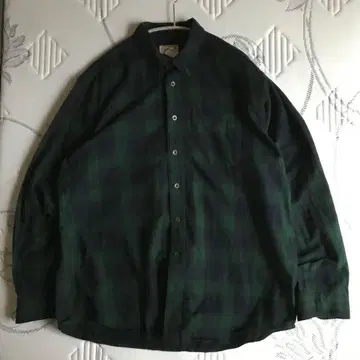 L.L.Bean 엘엘빈 플란넬 셔츠 블랙워치 L