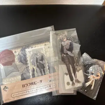 컬러풀피치 카라피치 제일복권 히로 3종 세트 아크릴 스탠드 참 백