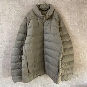 유니클로 울트라 라이트 다운 자켓 멜란지 그레이 XL 사이즈 경량