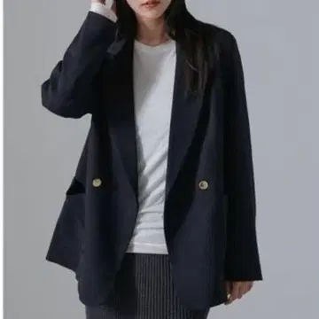 [ 새상품급 ] 나노 유니버스 24AW 울 혼방 합성섬유 테일러드 자켓