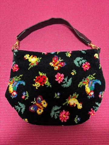 페일러 FEILER 토트백 꽃과 곤충 패턴