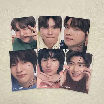 [ 미개봉 ] RIIZE 라이즈 UIQ 유이크 엽서 6종 세트