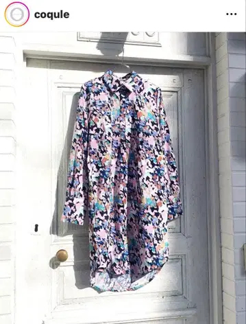 NUMPH 긴팔 원피스 멀티 컬러