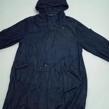 백 넘버 데님 모즈 코트 XL