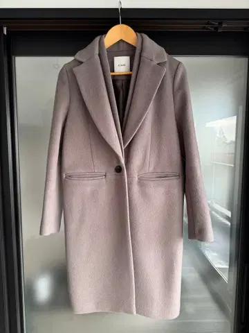 CLANE 그레이 체스터 코트