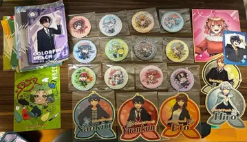 컬러풀피치 카라피치 브로마이드 캔뱃지 세트