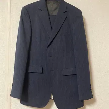 ORIHICA 네이비 스트라이프 비즈니스 정장