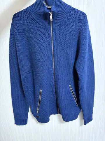 라코스테 LACOSTE 드라이버즈 니트 3 블루