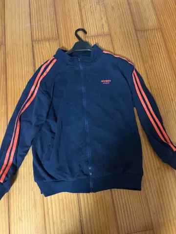 트랙 자켓 네이비 오렌지 상의