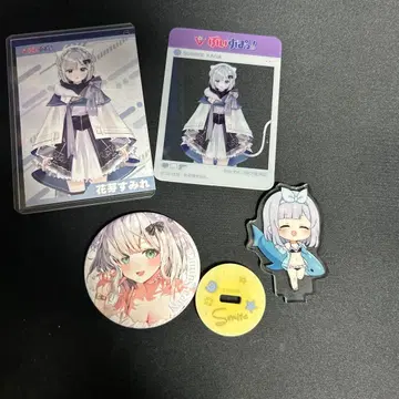 하나메 스미레 카드 x 2 캔 배지 아크릴 스탠드 미니