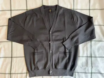 BATONER(바토너) 씨 아일랜드 코튼 가디건 / 다크 그레이
