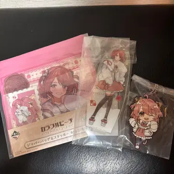 컬러풀피치 카라피치 제일복권 노아 3종 세트 아크릴 스탠드 참 백