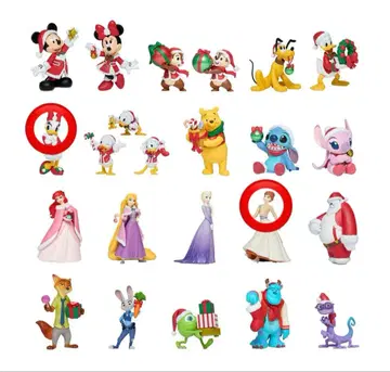 Happy 복권 디즈니 크리스마스 오너먼트