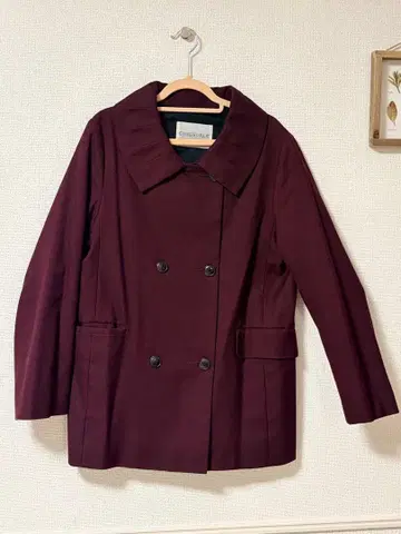 GINGERALE 버건디 테일러드 자켓