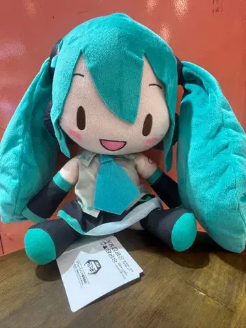 하츠네 미쿠 후와푸치 L 봉제 인형