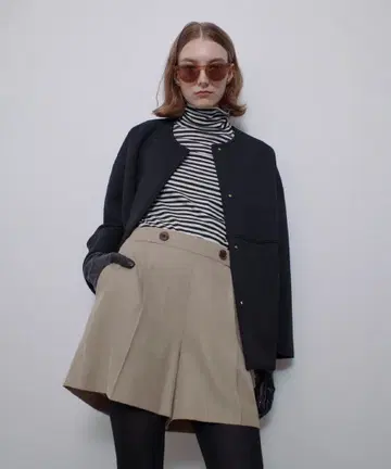 [ 새상품급 ] 레이온 본딩 노카라 자켓