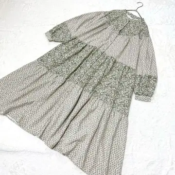 Samansa Mos2 꽃무늬 패치워크 원피스