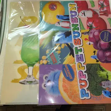 [ 미개봉 새상품 ] 오다이바 한정판 퍼펫 스순순 클리어 파일 2점