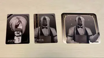 문자화 the 캐릭터 카페 은발의 남자 컬렉션 카드 코스터