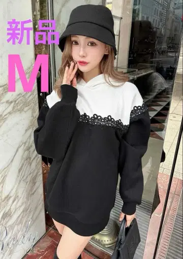 새상품 Rady 속기모 레이스 후디 후드티 M