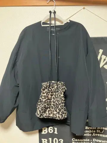 JOURNAL STANDARD 블랙 블루종 자켓 38 백 포함