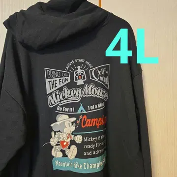 미키마우스 캠핑 디자인 후드티