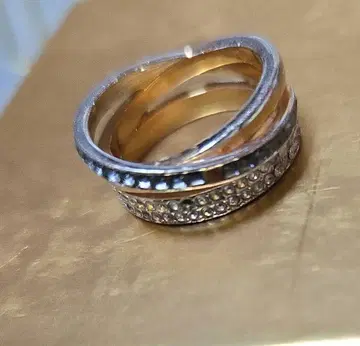 스와로브스키 스태킹 반지 골드 실버 52