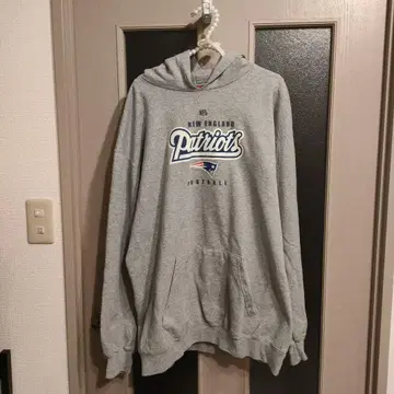 NFL 뉴잉글랜드 패트리어츠 그레이 후드티