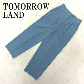 LA8561 투모로우랜드 슬랙스 팬츠 블루 스카이블루 울 36