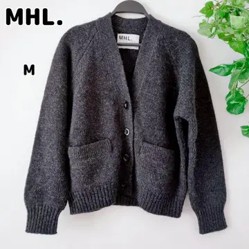 최근 모델 컨디션 최상 MHL. 마가렛호웰 니트 가디건 M