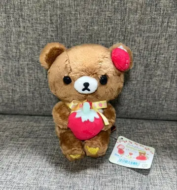 리락쿠마 스트로베리 파티 봉제 인형 차이로이코구마