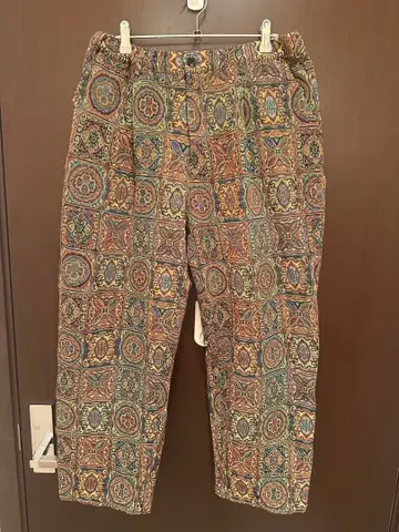 CPCM 기하학 패턴 릴랙스 핏 팬츠 F