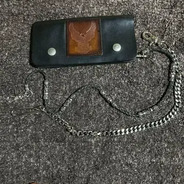 USA제 빈티지 할리데이비슨 트래커 지갑 80s90s