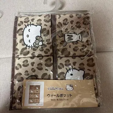 월 포켓 키티 산리오 레오파드 무늬 갸루 아베일