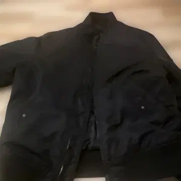 블랙 MA-1 플라이트 자켓