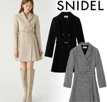 snidel 자켓 미니 원피스 블랙 스나이델 1