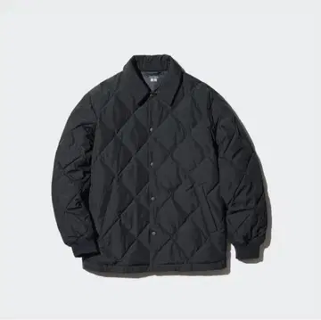 블랙 퀼팅 자켓 유니클로