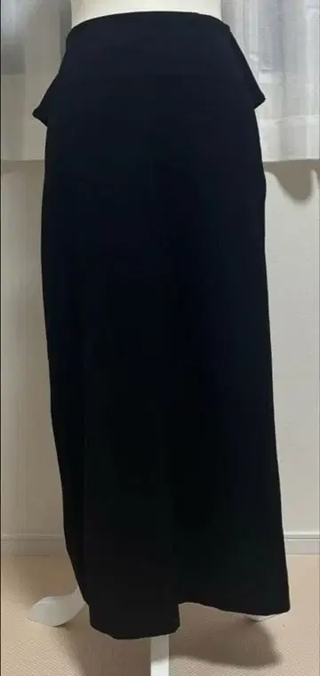 야마다야 스콧 클럽 페넬 롱 스커트 블랙