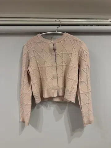 LOULOU WILLOUGHBY 핑크 긴팔 가디건