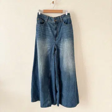 안티카 변형 데님 와이드 팬츠 TL