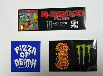 Pizza of death 파랑 Hi-STANDARD 사타닉 스티커