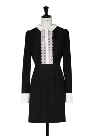 Her lip to 오데트 레이스 미니 드레스 S 사이즈