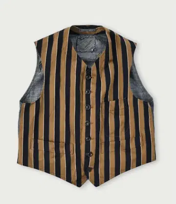 [ 45R ] 쌀 새틴 베스트 인디고