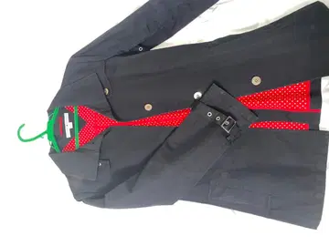 네이비 트렌치코트 허리 벨트 포함