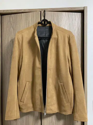 SHIPS 스웨이드풍 블루종 베이지