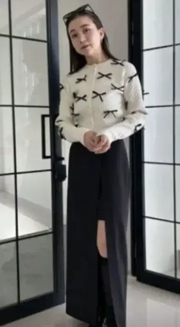 SNIDEL 이너 미니 레이어드 스커트